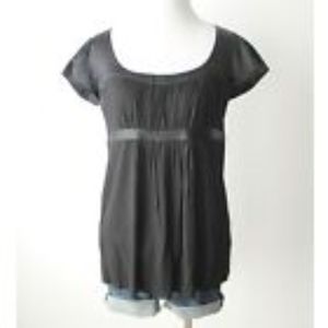 Anthropologie MATTY M Silk Babydoll top S